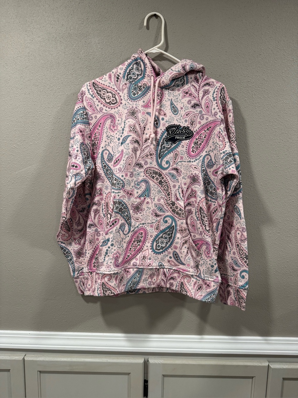 NWT Teddy Fresh Paisley Oversized Hoodie